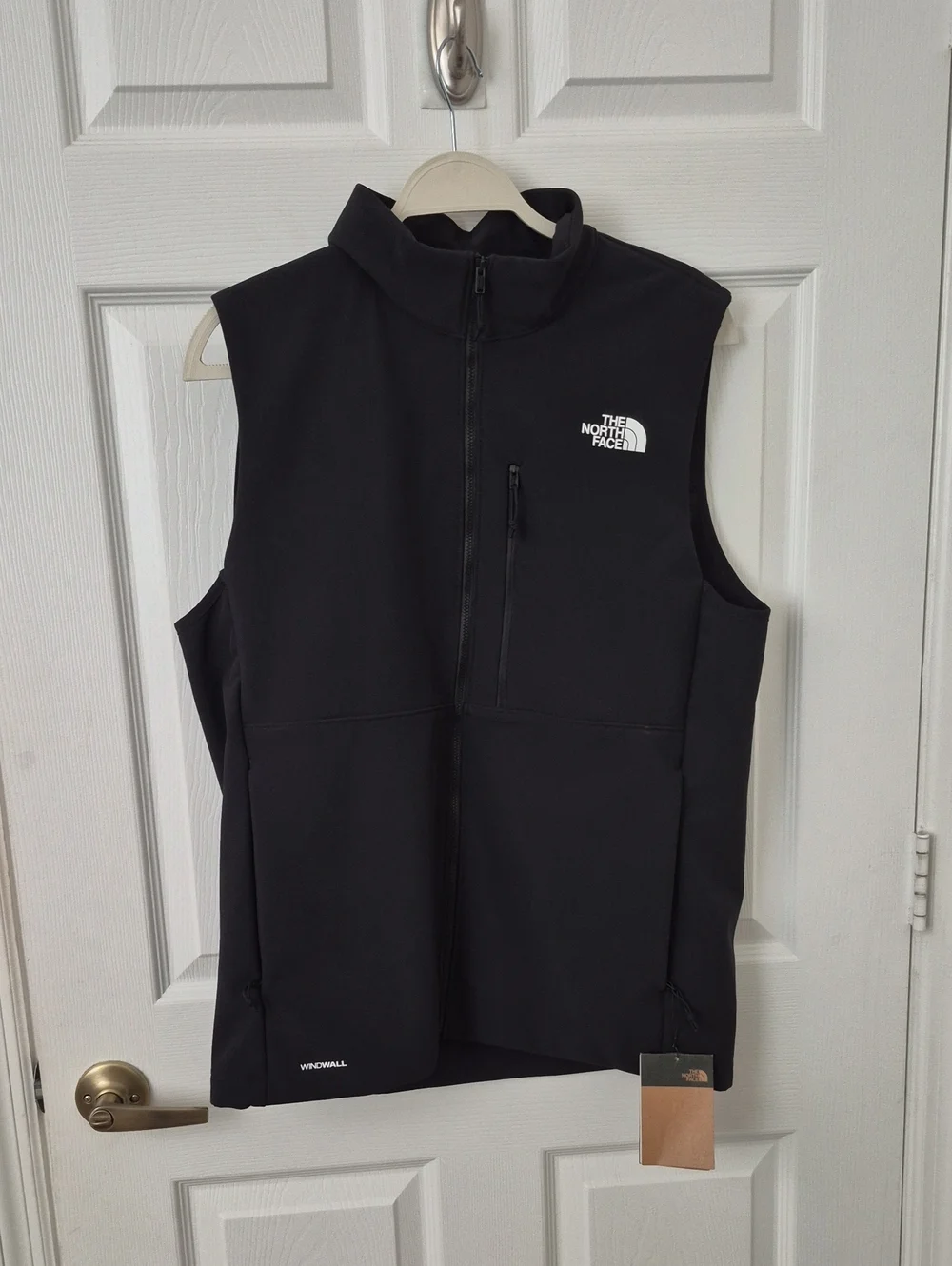 Nwt Mens The North Face Black Sleeveless Windwall Apex Bionic Vest